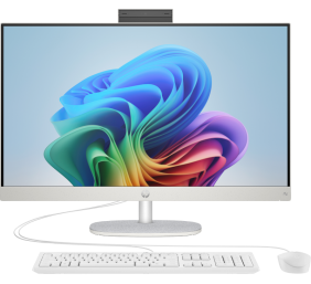 HP 24 AiO 24-cr0072ny Kompiuteris 23.8'' FHD IPS i5-1334U 16GB 512GB SSD FreeDos, Shell White